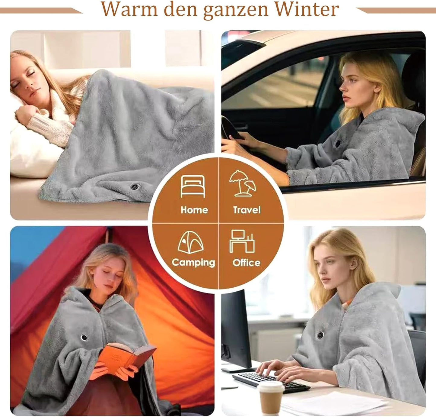 Heizdecke JRT01 mit 8-Zonen-Heizung, Jrt01