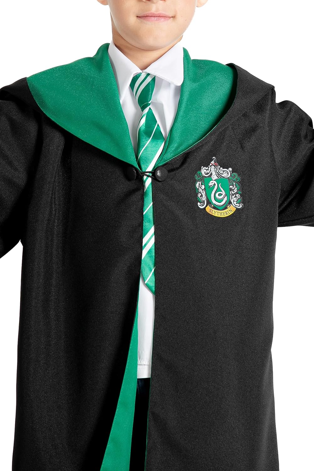 Harry Potter Slytherin Kostüm für Kinder (7-9 Jahre), 7-9 Jahre Slytherin