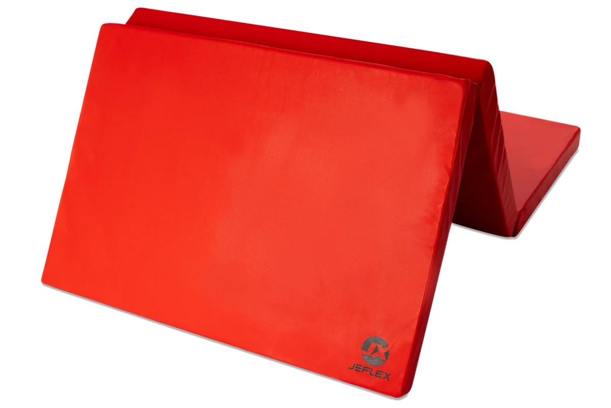 Klappbare Turn- und Gymnastikmatte, 210 x 100 x 8 cm, Rot