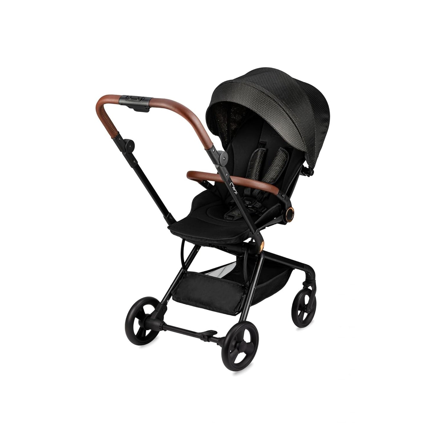 Klappbarer Buggy Adelle mit 360°-Sitz, Black-Gold