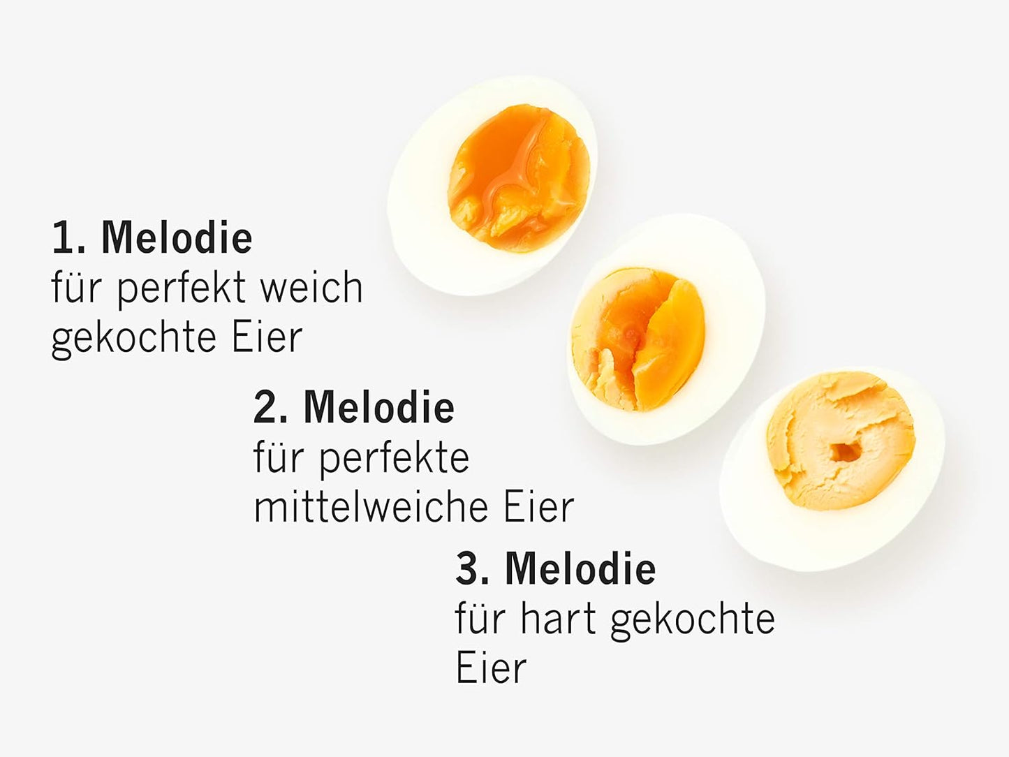 Singende Eieruhr zum Mitkochen, 5,1 x 4,5 cm Türkis