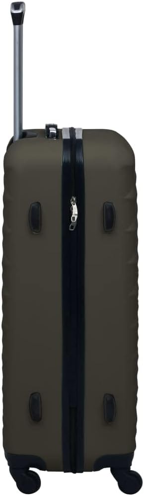 3-teiliges Hartschalenkoffer-Set, Anthrazit