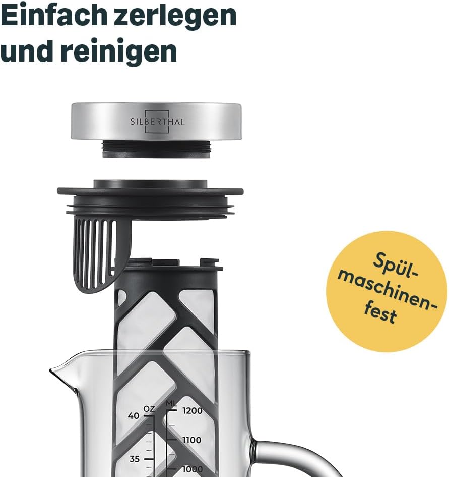 Kaffeebereiter mit Filtereinsatz, 1.2 Litres