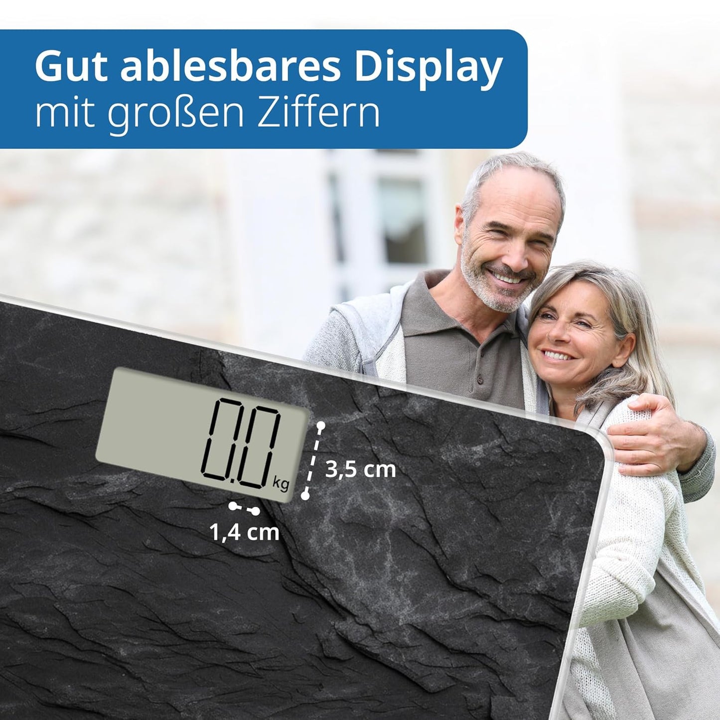 Digitale Körperwaage, Schiefer