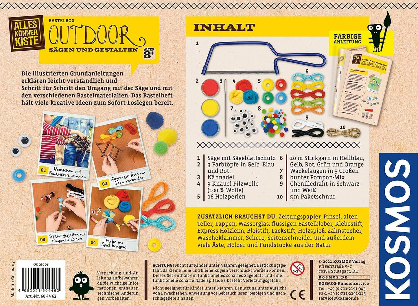 Outdoor Sägen und Gestalten