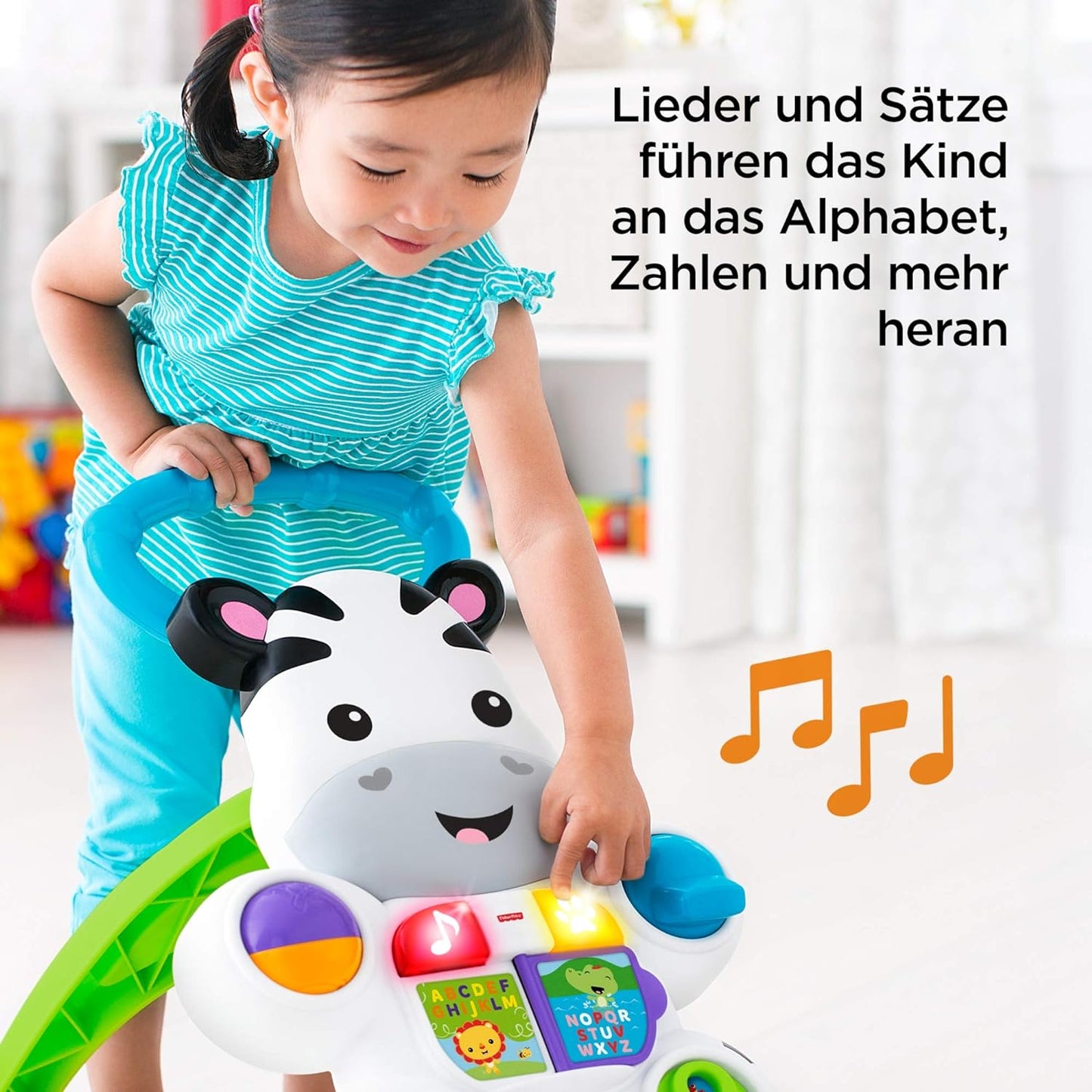 Lern mit mir - Zebra Lauflernwagen, Deutsch