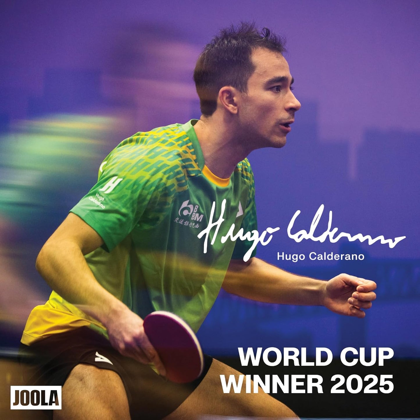 Tischtennisholz Hugo Calderano KL-c, Gerade