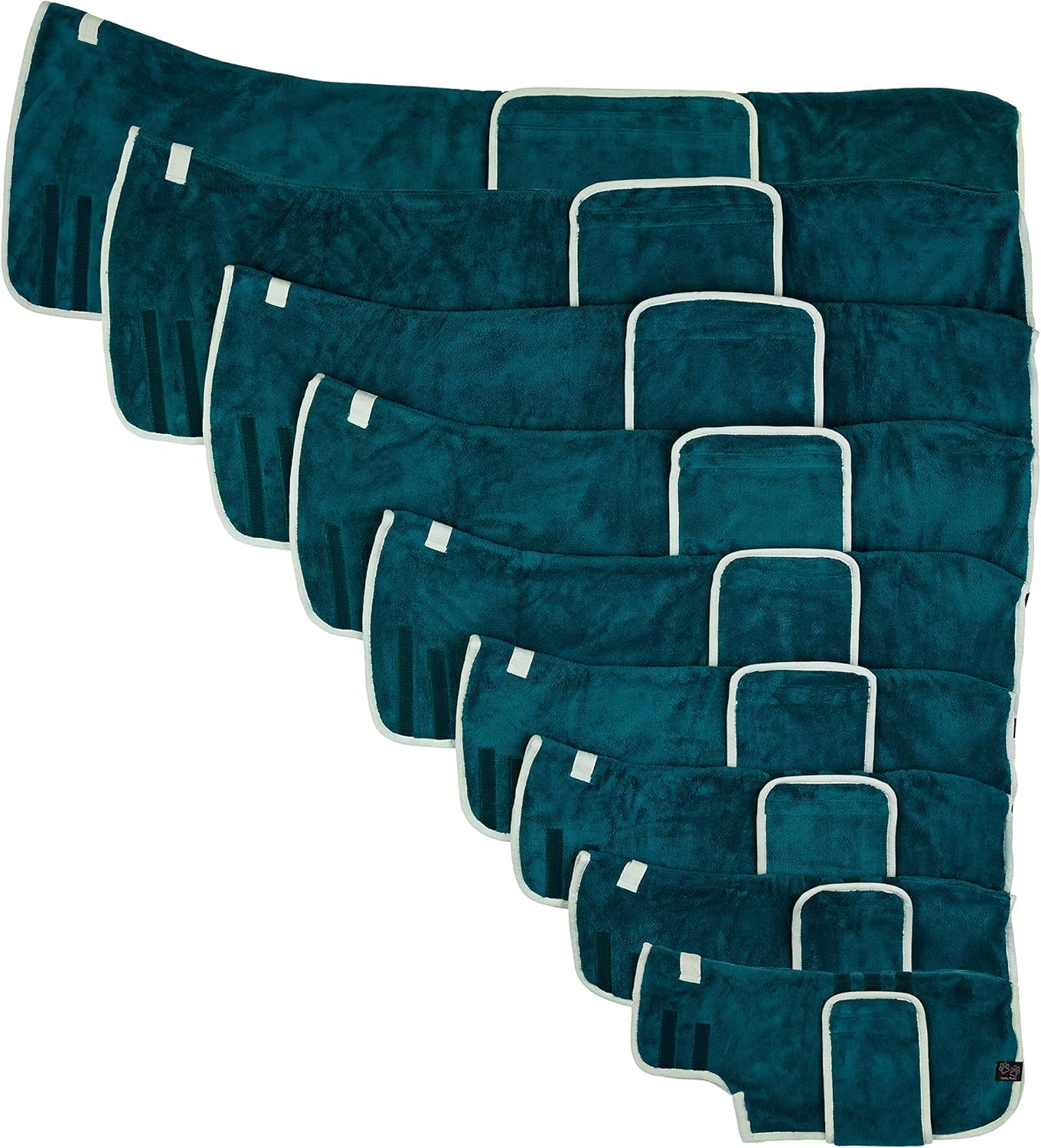 Hundebademantel, XL Teal