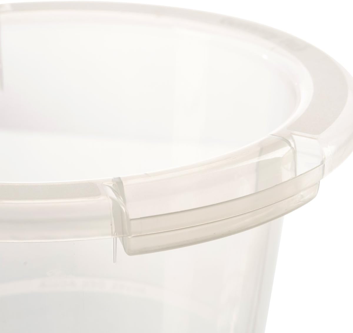 Badeeimer für Kleinkinder, transparent