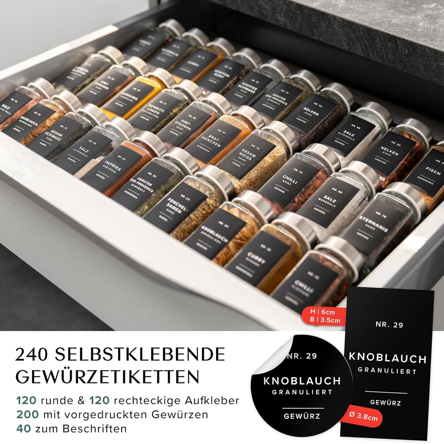 Gewürzgläser Set