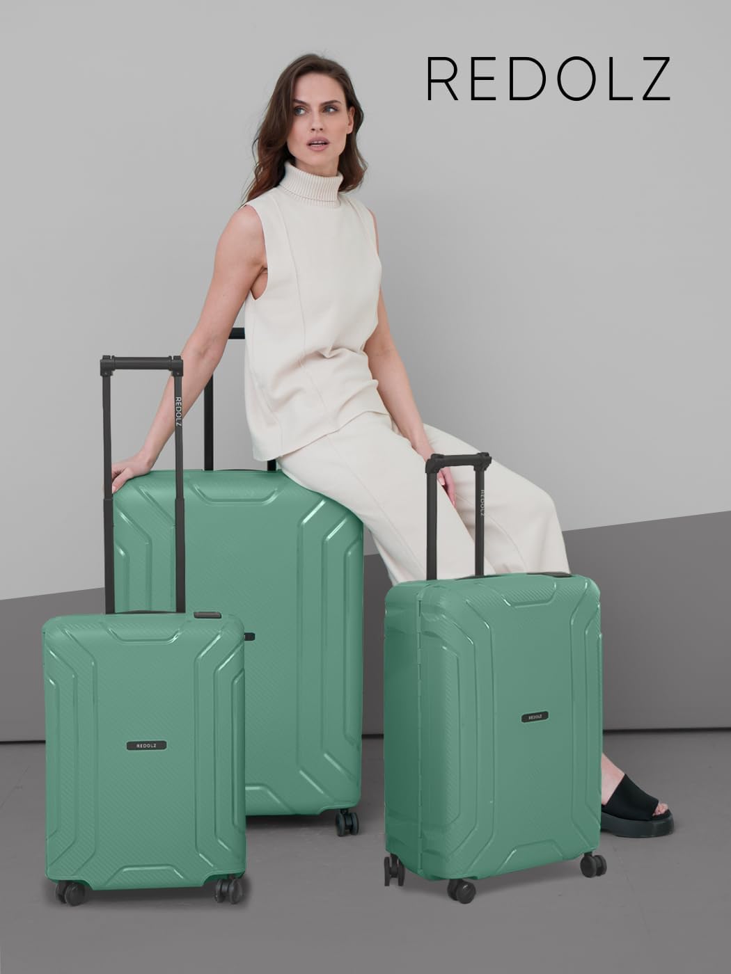 Hartschalen-Trolley, Sea Green Koffer S (55 cm)