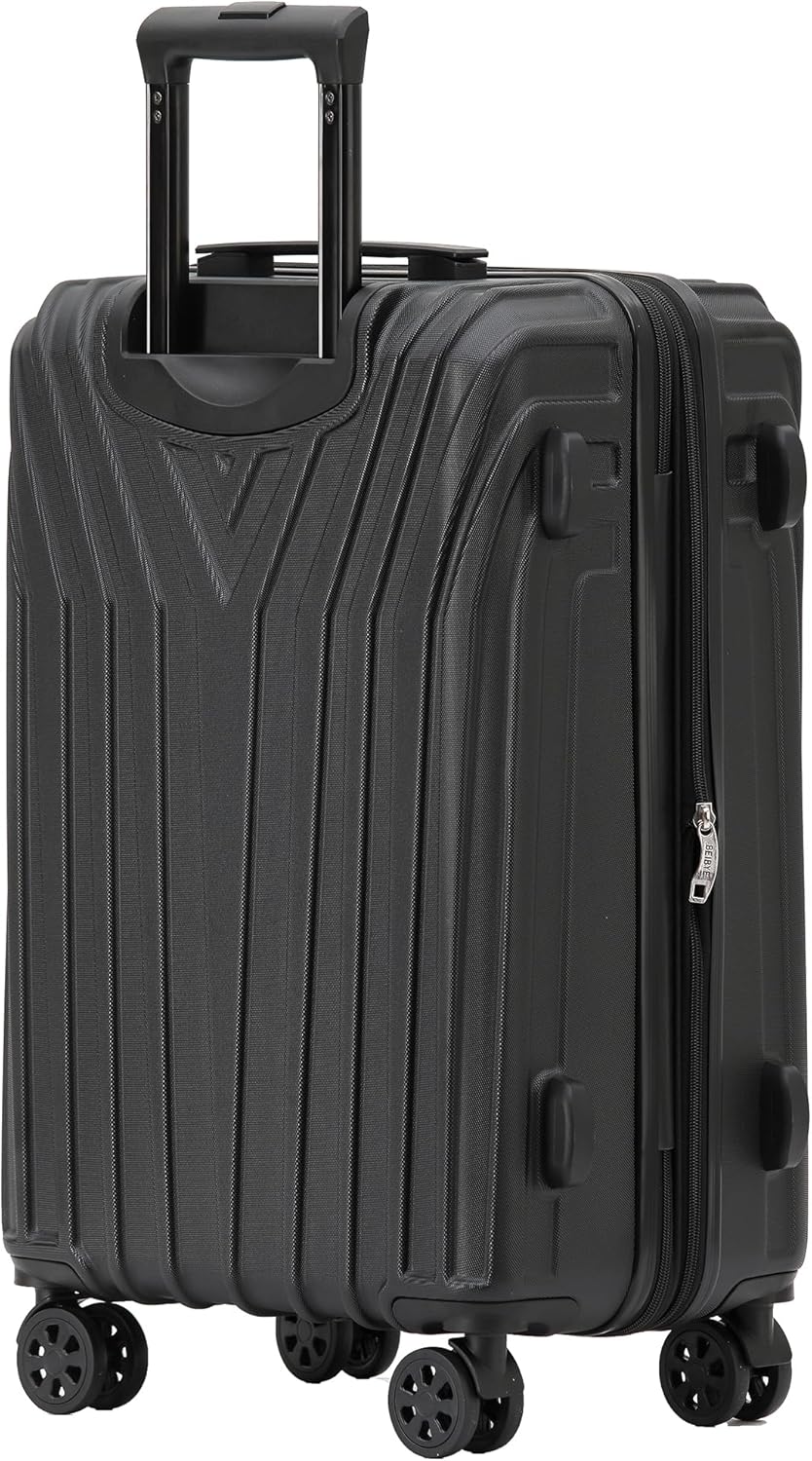 3-teiliges Kofferset, Set / Schwarz