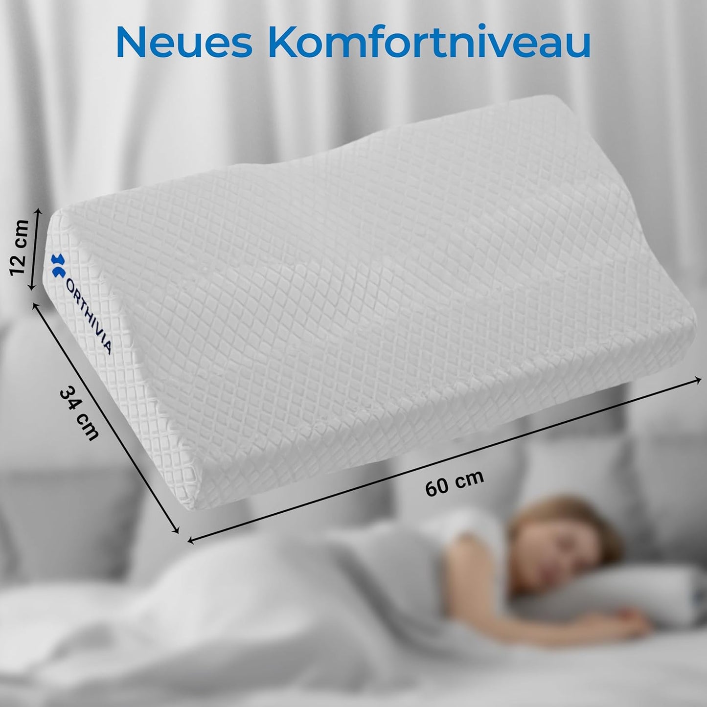 Waschbarer Ersatzbezug für Nackenkissen, Ersatzbezug