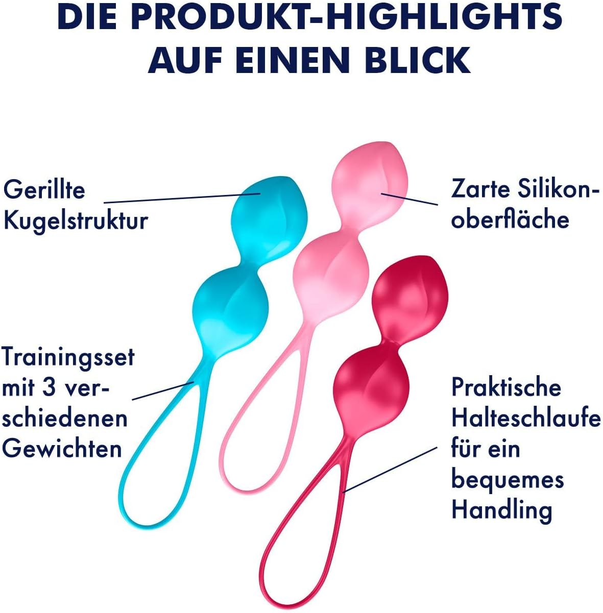 Liebeskugeln 3er Set