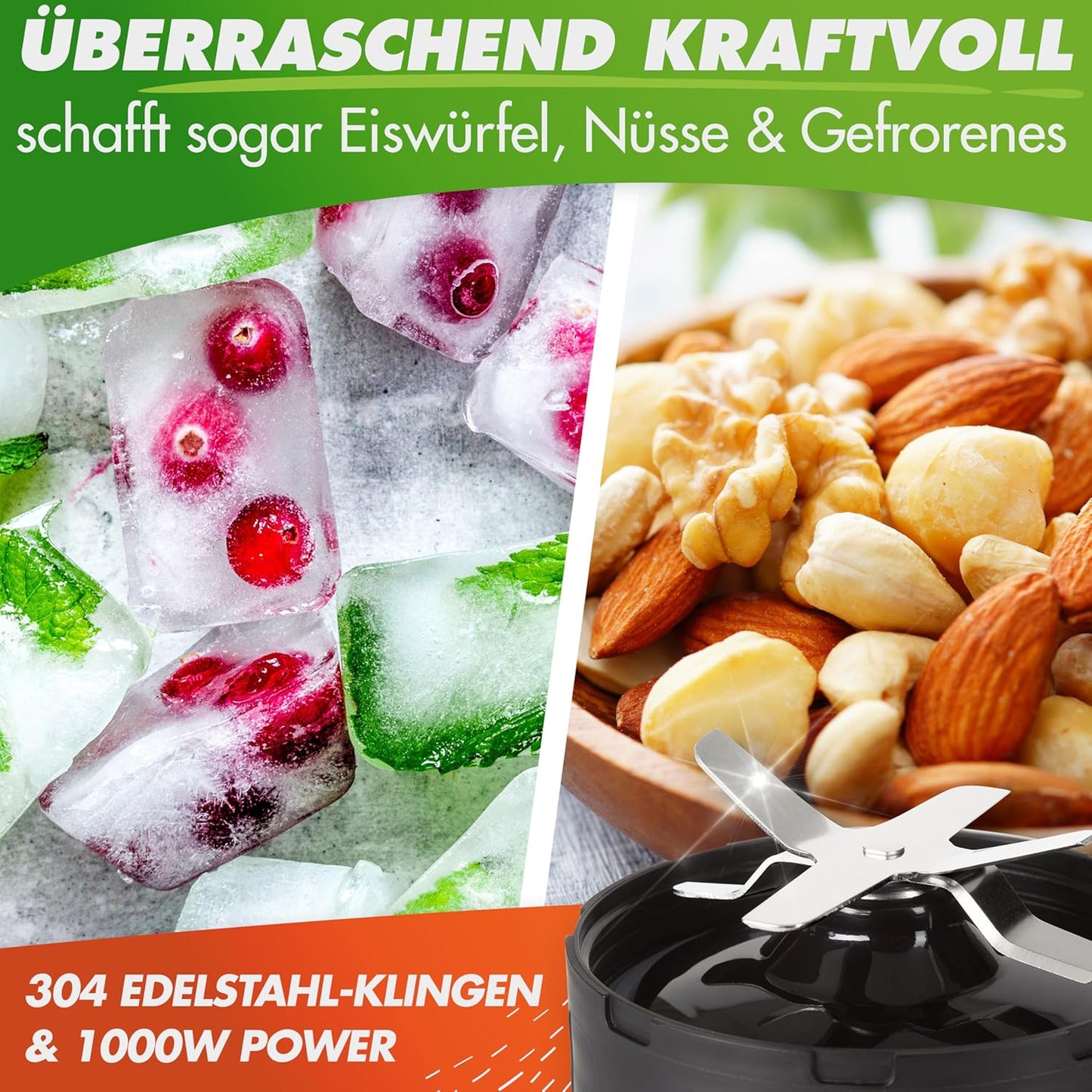 Smoothie-Maker to go, Mini-Mixer Smoothie Maker to go