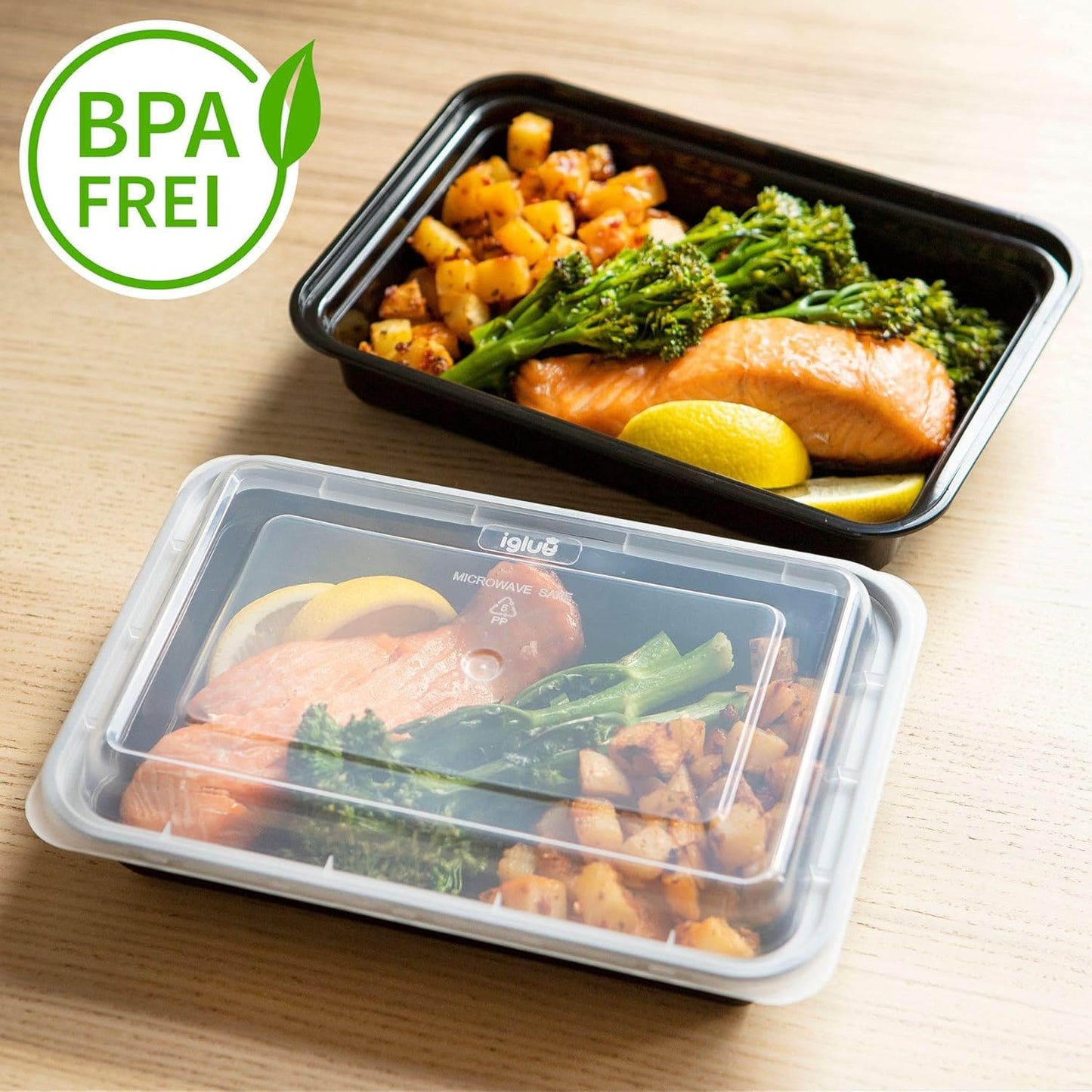 20-teiliges Meal Prep Container Set (mikrowellengeeignet), 20