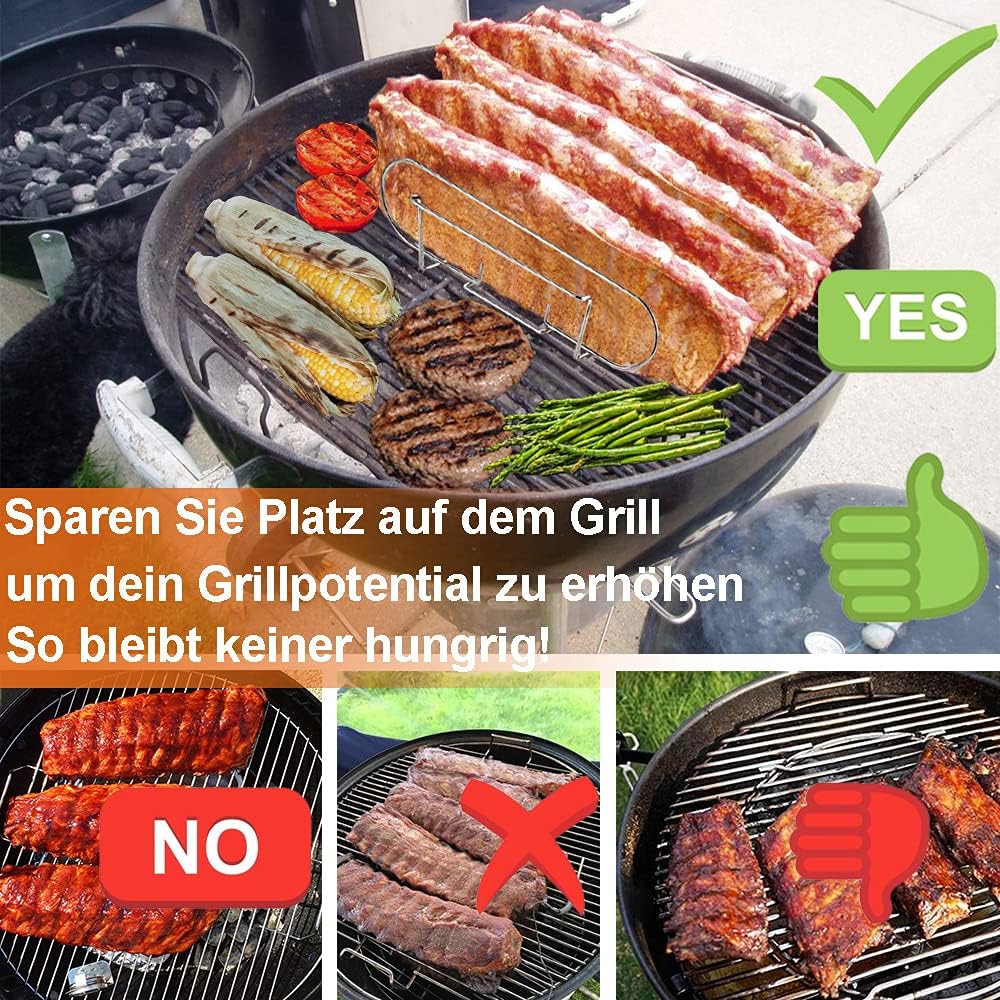 Spareribs- und Bratenhalter