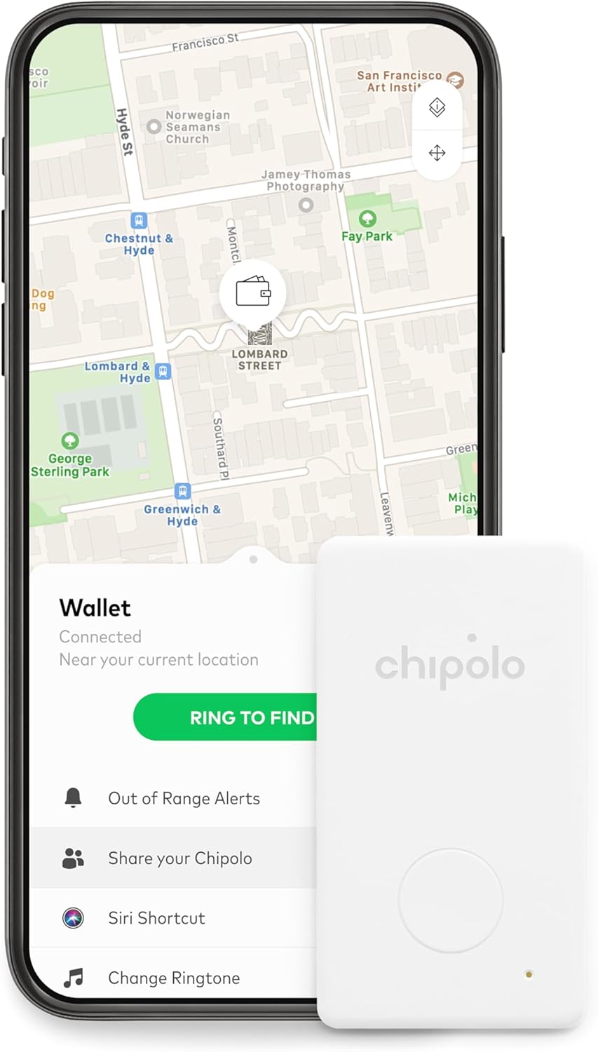 Brieftaschenfinder Bluetooth Tracker mit App-Unterstützung, CARD|Weiss KARTE
