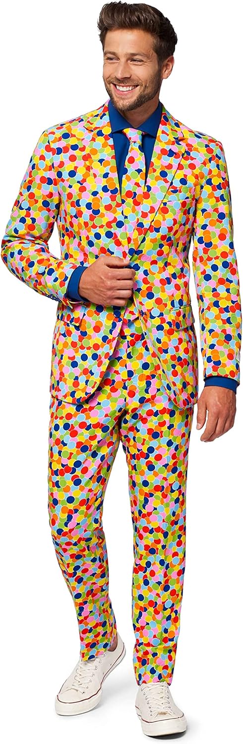 Karnevalskostüm Confetteroni Opposuit, 38 Confetteroni