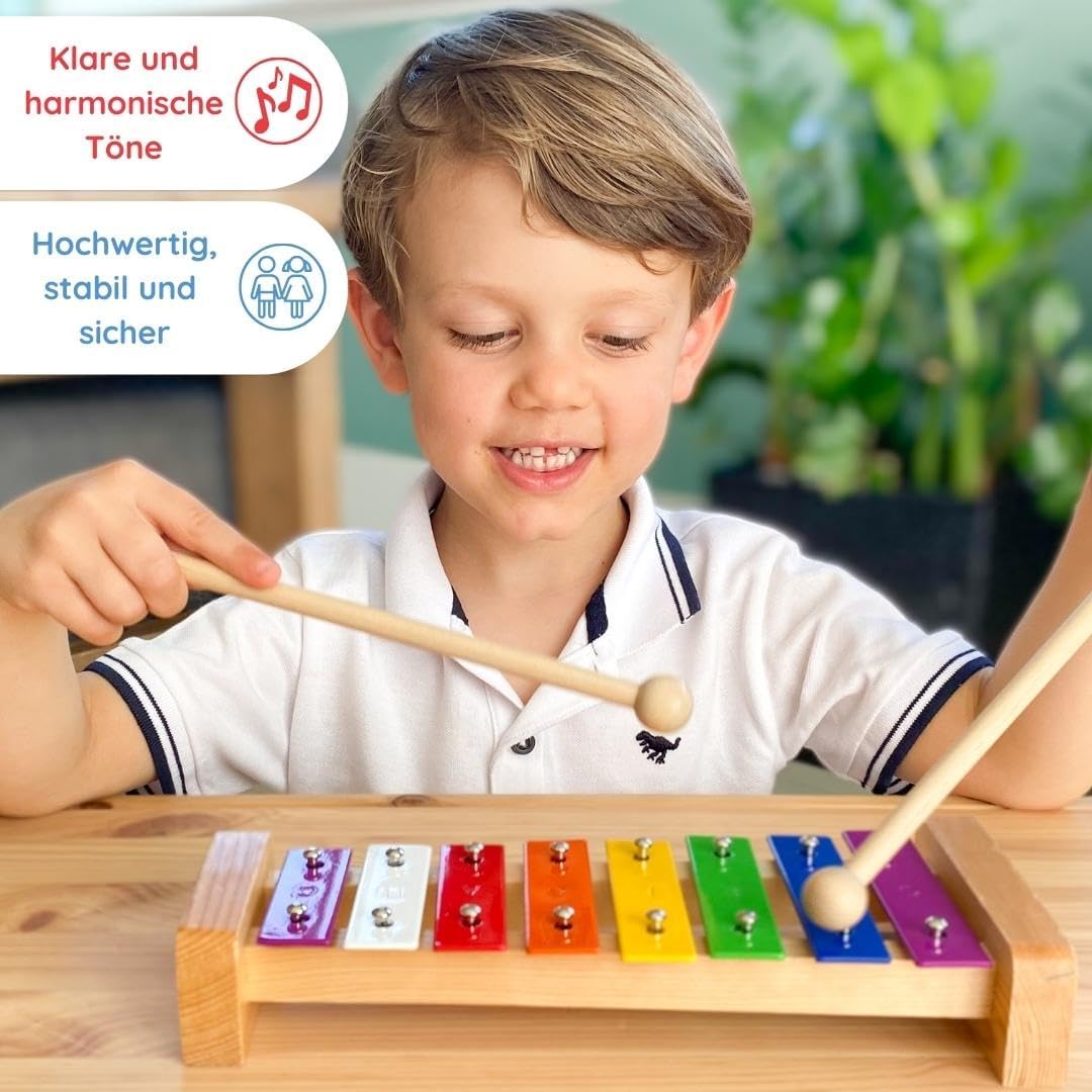 Glockenspiel mit Notenheft