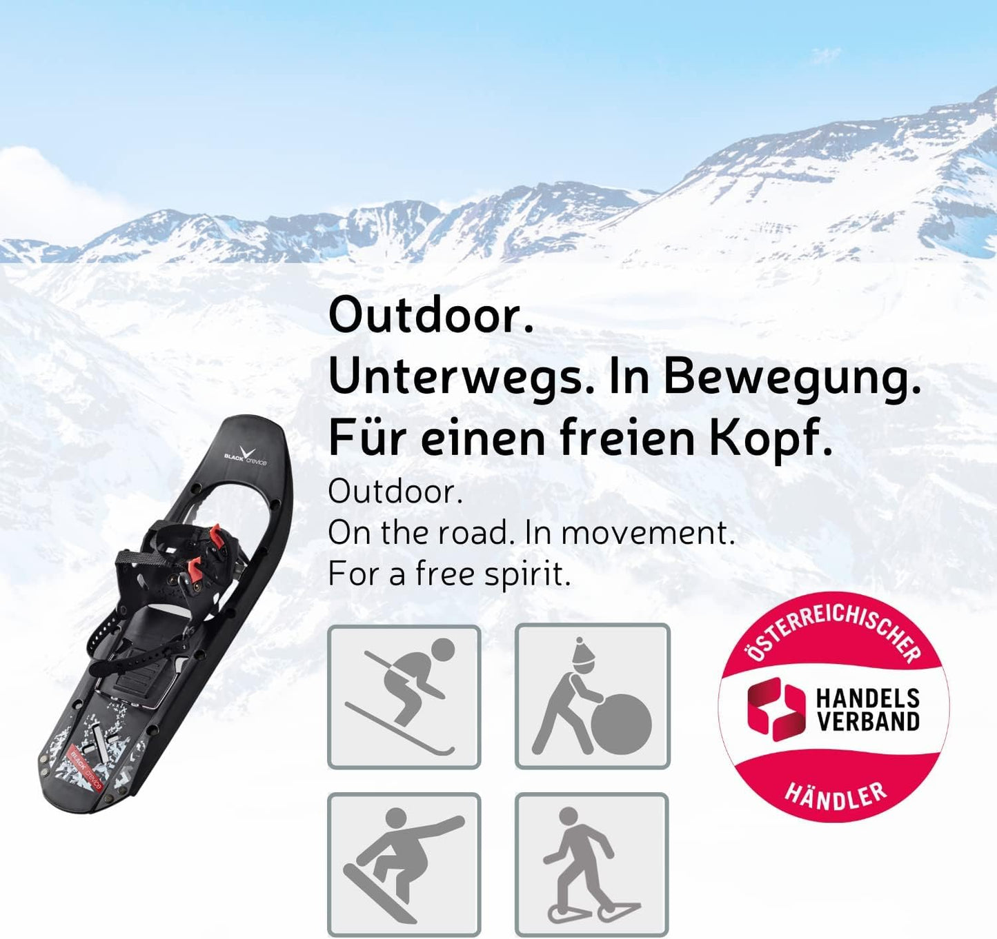 Schneeschuhe, 64 cm