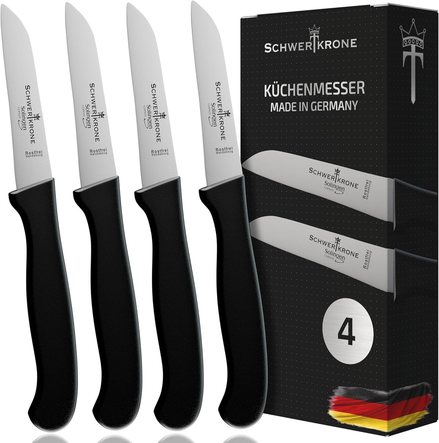 Messerset, 4-Stück gerade