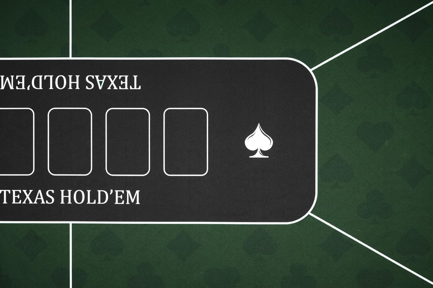 Grüne Poker-Matte (118 x 59 cm), grün 120x60cm