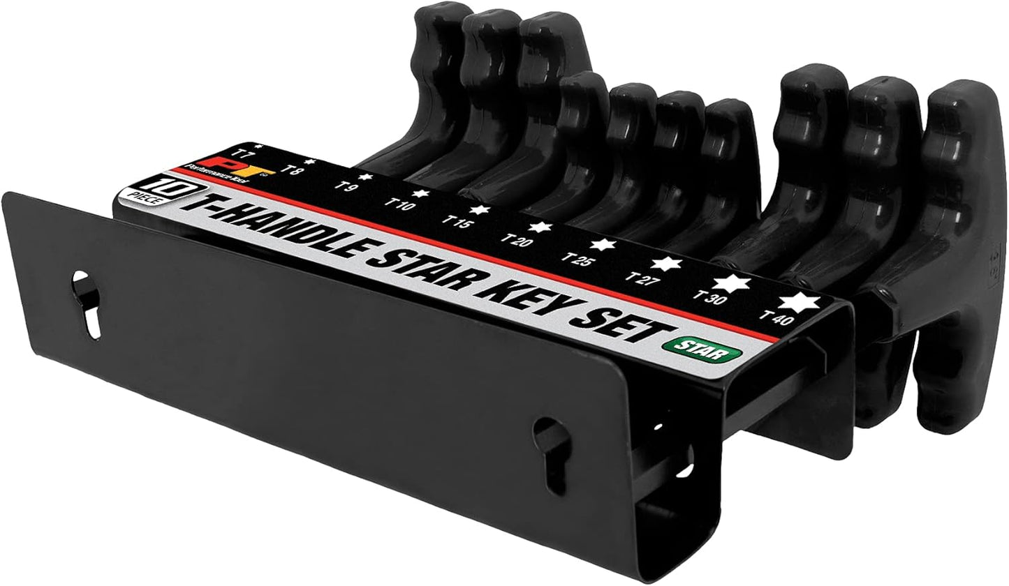 10-teiliger Sechskantschlüsselsatz mit T-Griff, 10 Pieces