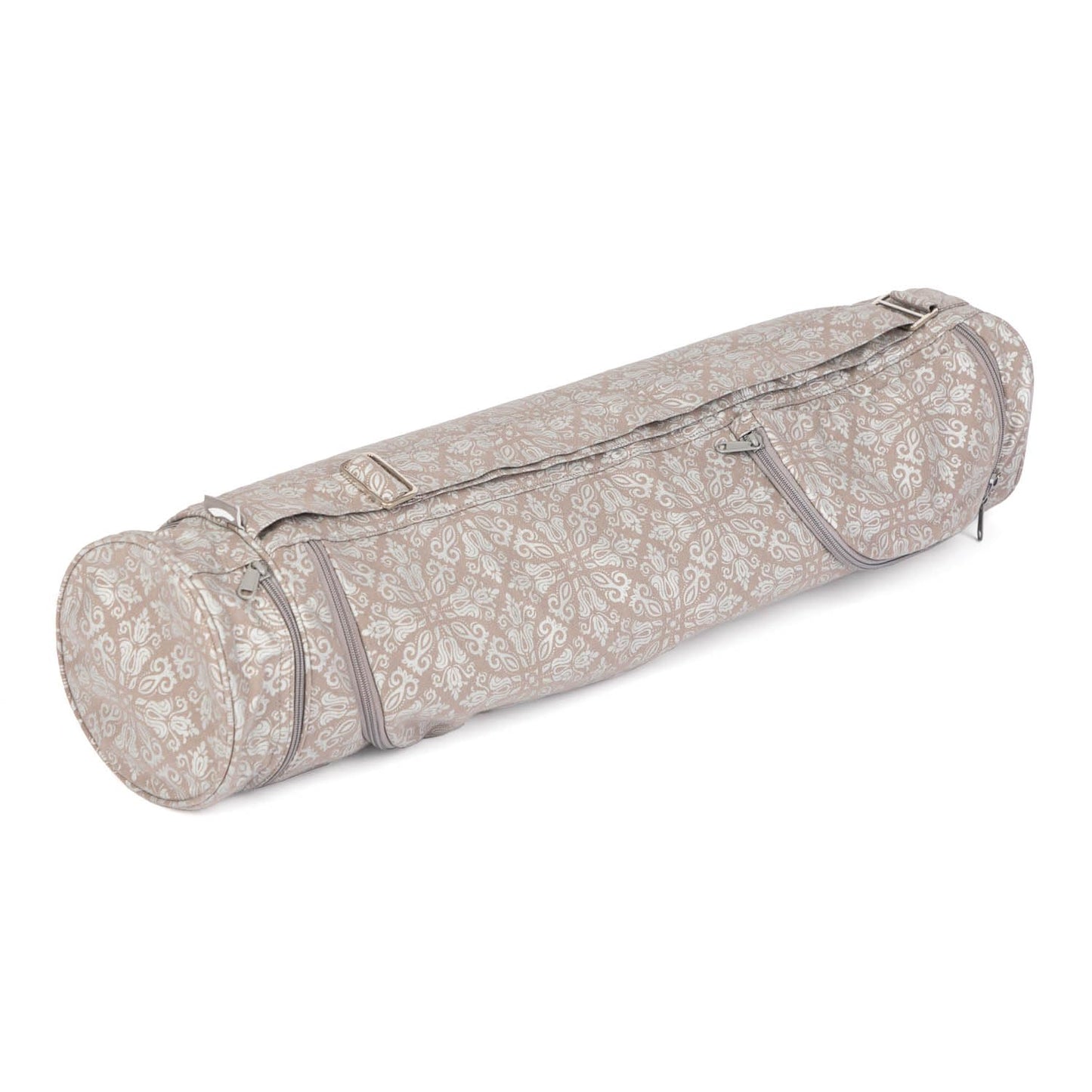 Yogatasche Asana Bag für Matte & Zubehör, Raja/Taupe, Silber 70 cm