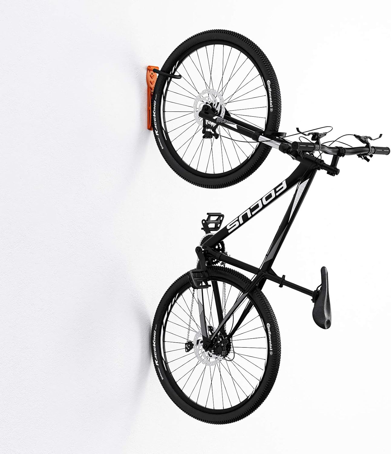 Velohalter Wandmontage, 4er-Pack, Orange