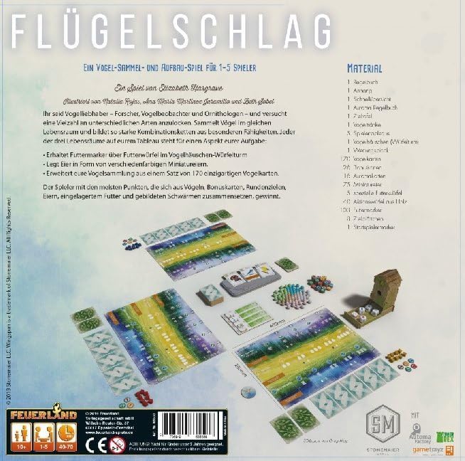 Flügelschlag Brettspiel, Single