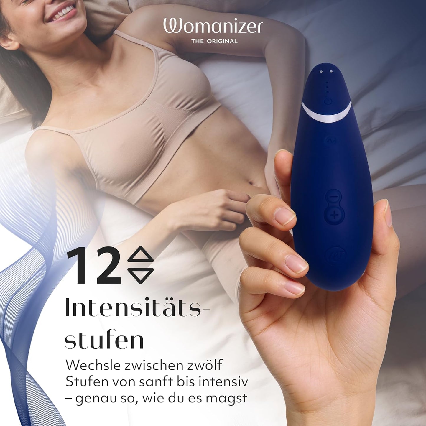 Premium Druckwellenvibrator, Blaubeere