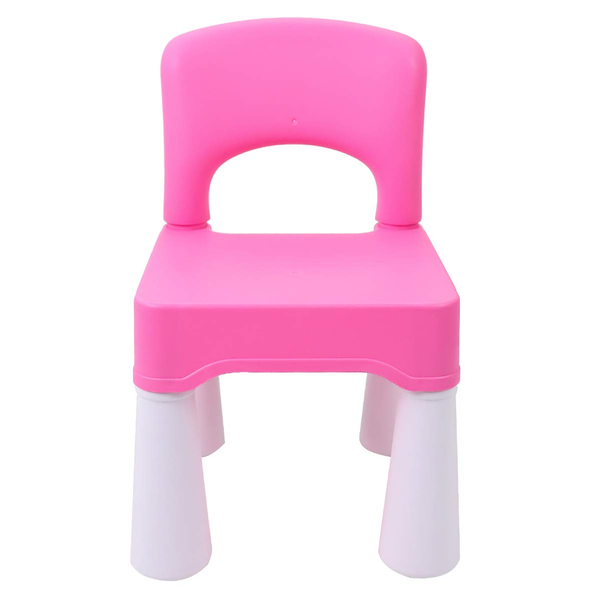 Kinderstuhl mit ergonomischer Rückenlehne, Rosa