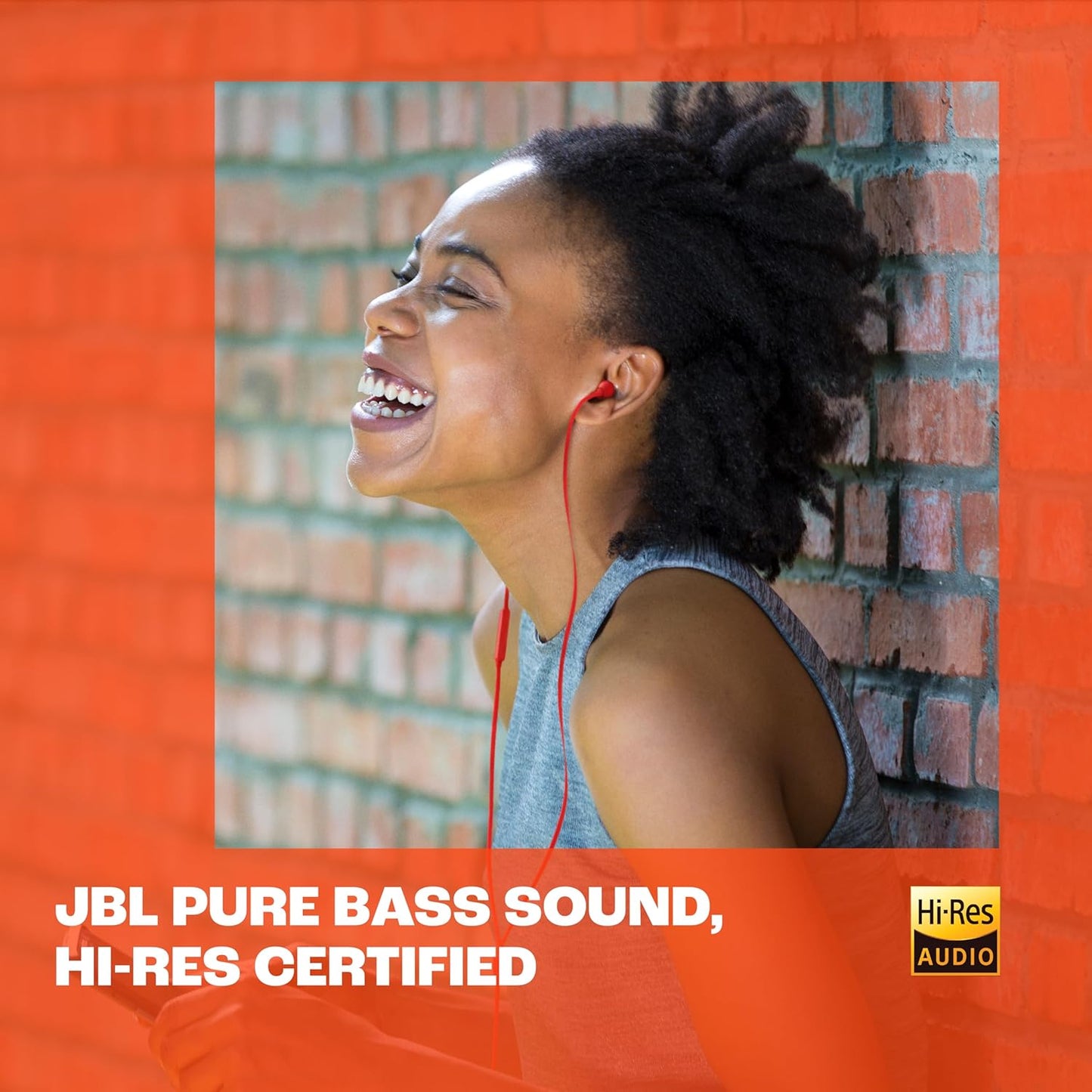 In-Ear-Kopfhörer mit Pure Bass Sound, Earbud tips schwarz
