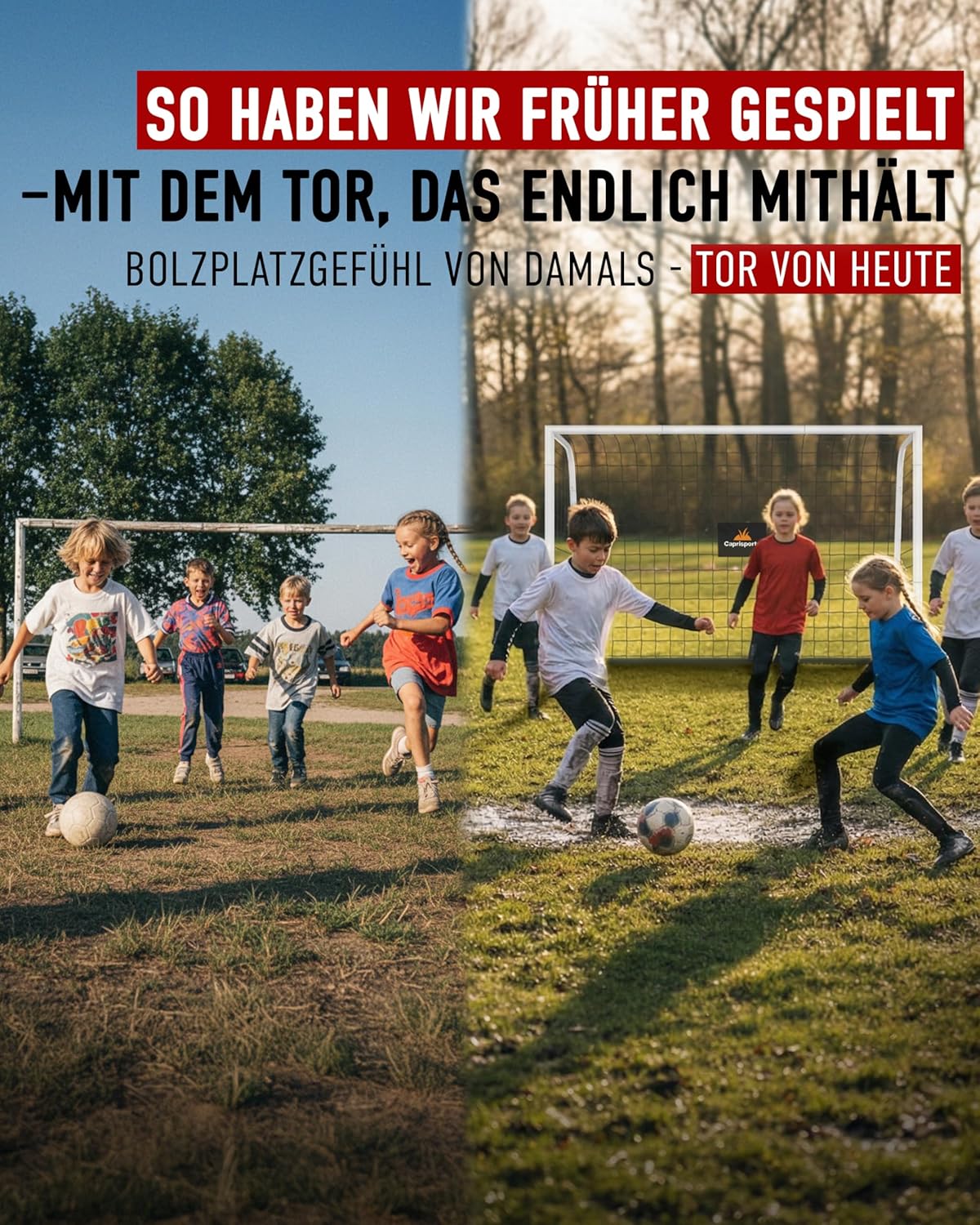 Fussballtor für Kinder, 240x160 cm