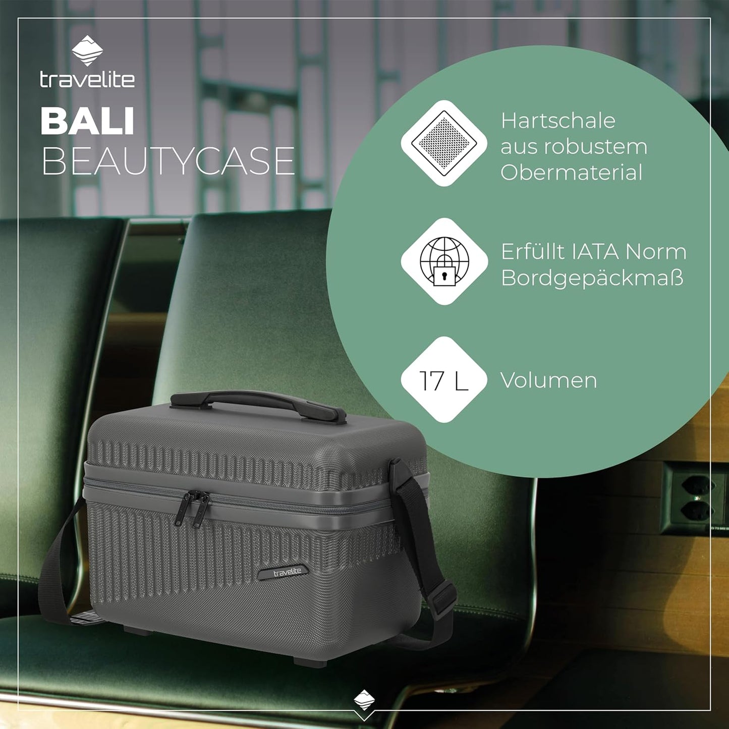 Beautycase Bali, Anthrazit Beautycase