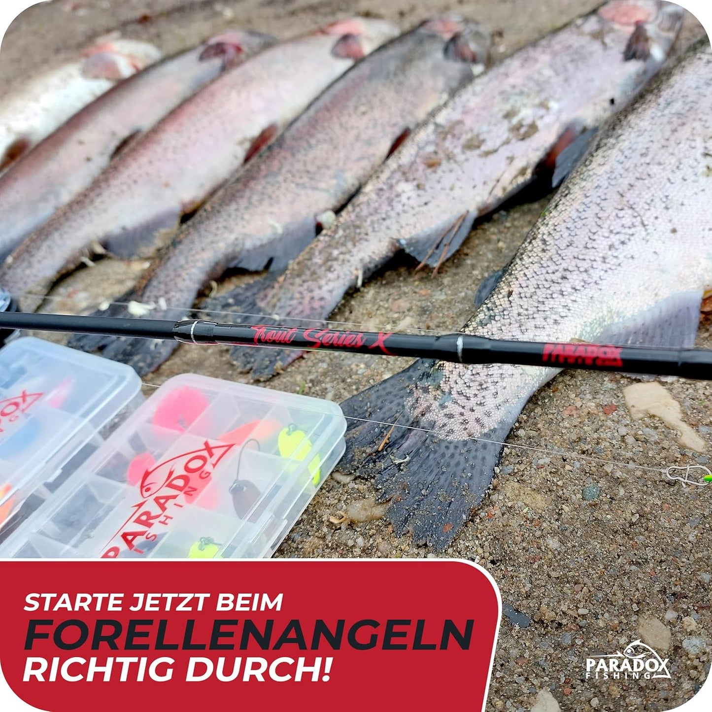 Trout Series X UL-Ruten Set, 1,2g-4g, UL-Rute