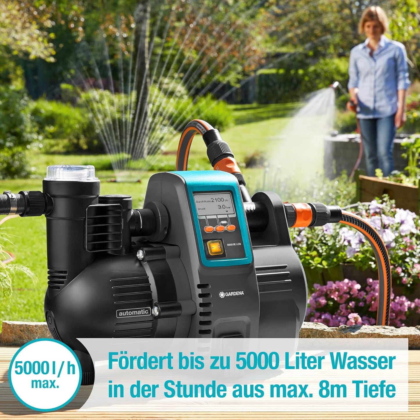 Comfort Hauswasserautomat 5000/5 LCD 1759-20