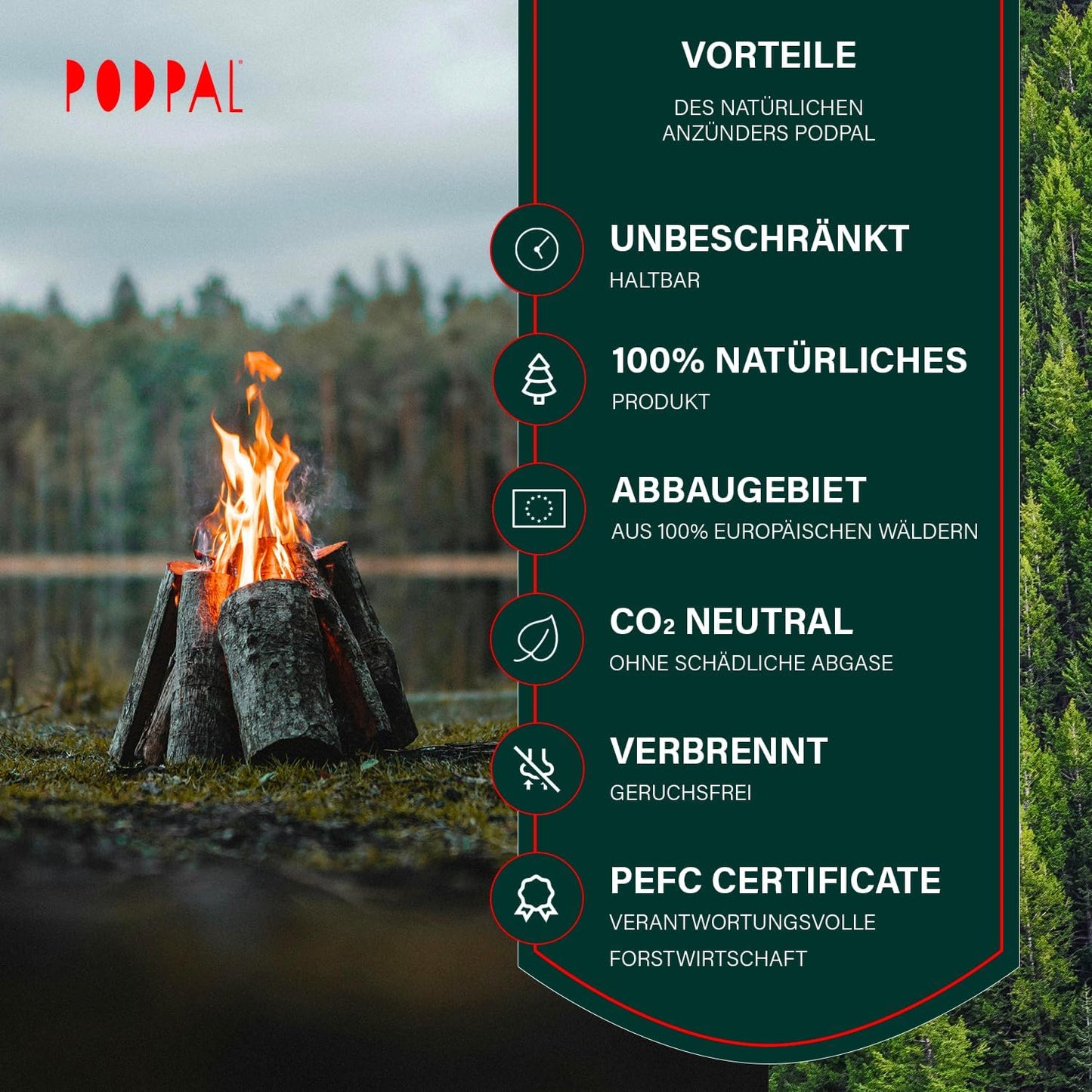 1000 Stück Anzündwolle, 1000