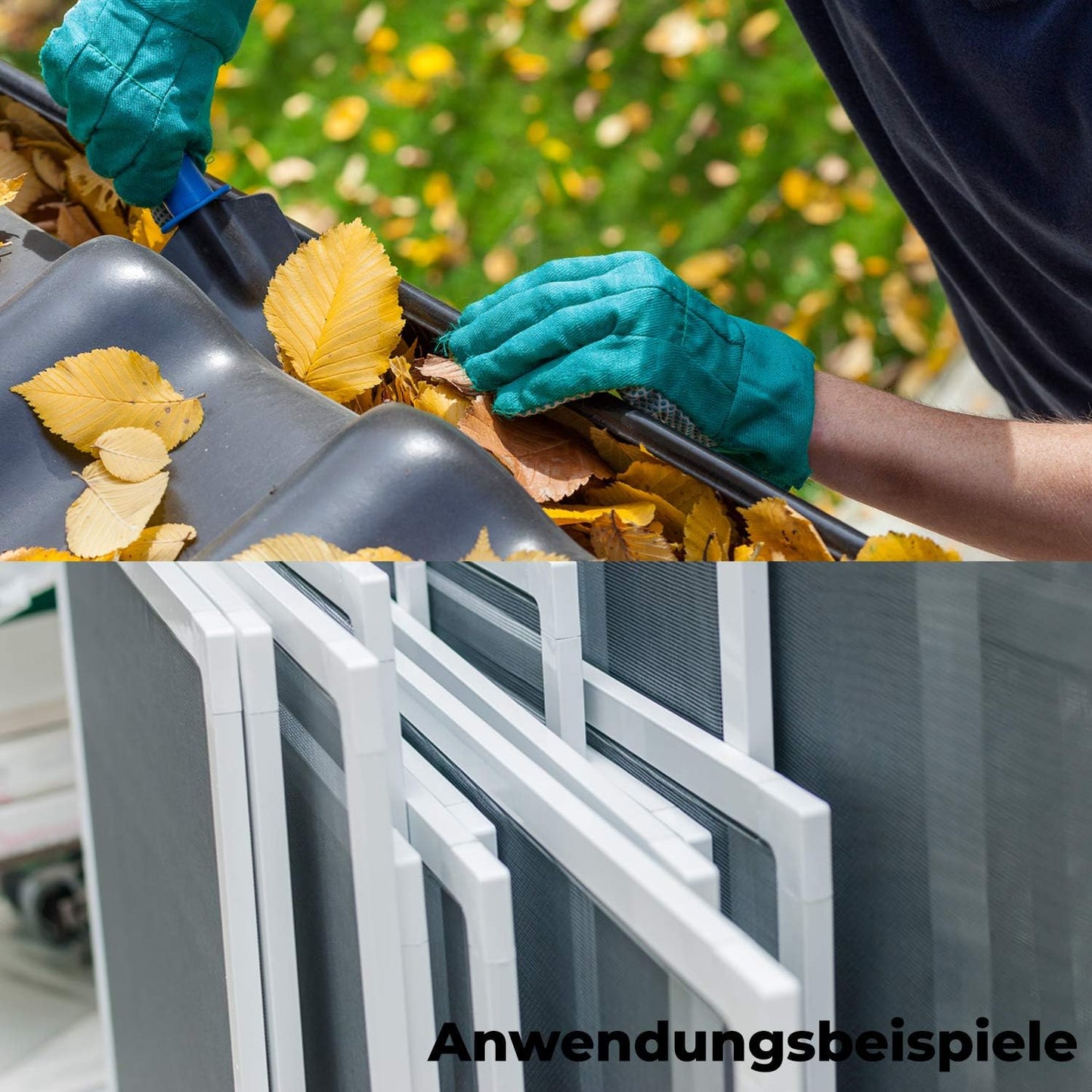 Fliegengitter Aluminium 120x300cm Insektenschutzgitter, B: 120 x L: 300 cm Aluminium