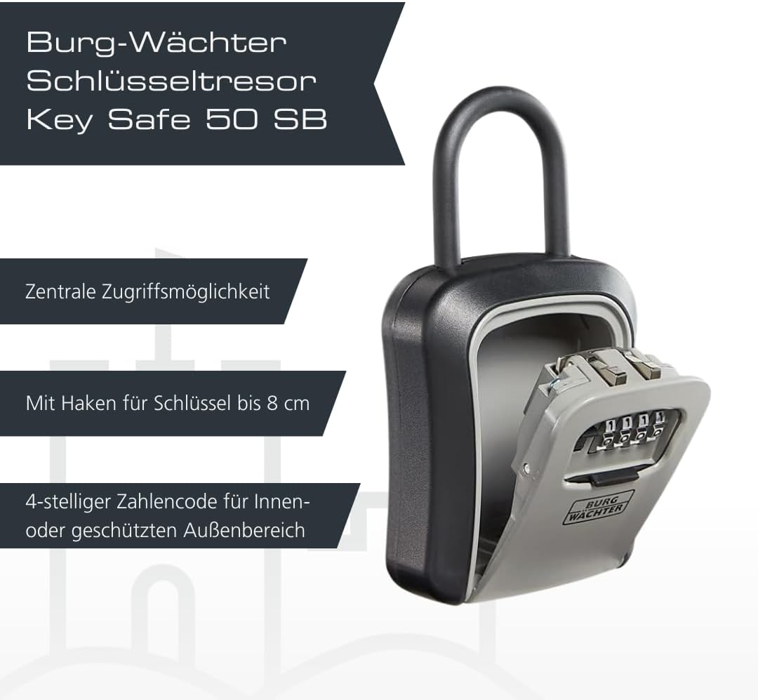 Key Safe 50 SB Schlüsselbox mit Zahlencode