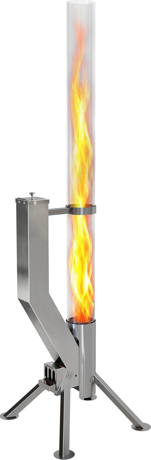 Feuersäule und Pelletfackel, Silber