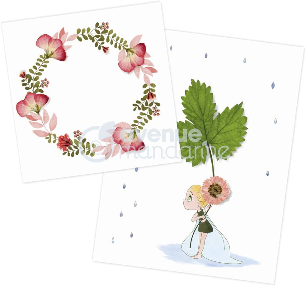 Blumen- und Kräuterpresse Kreativset, Blumenpresse und Herbarium