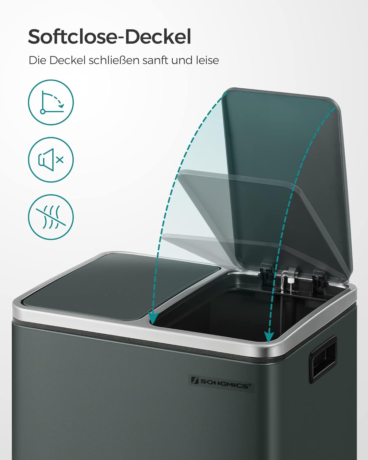 Mülltrennsystem, Grüngrau