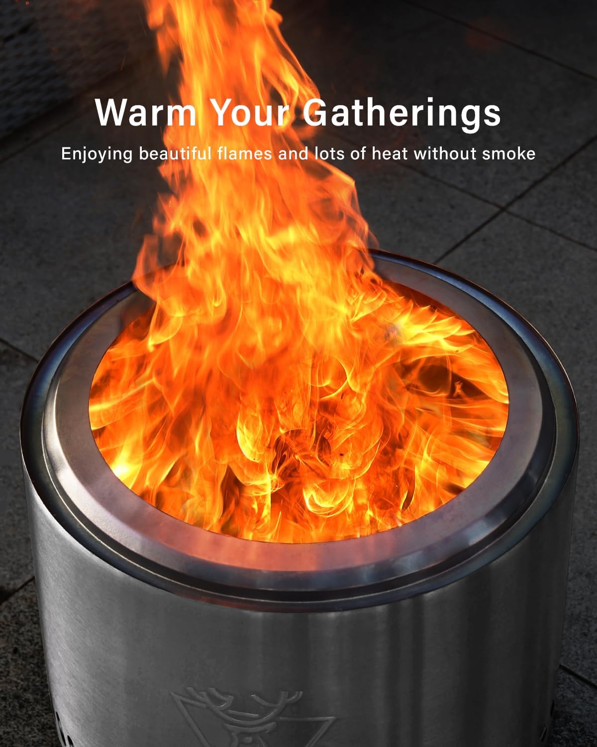 Feuerstelle für Camping und Terrasse, Sliver