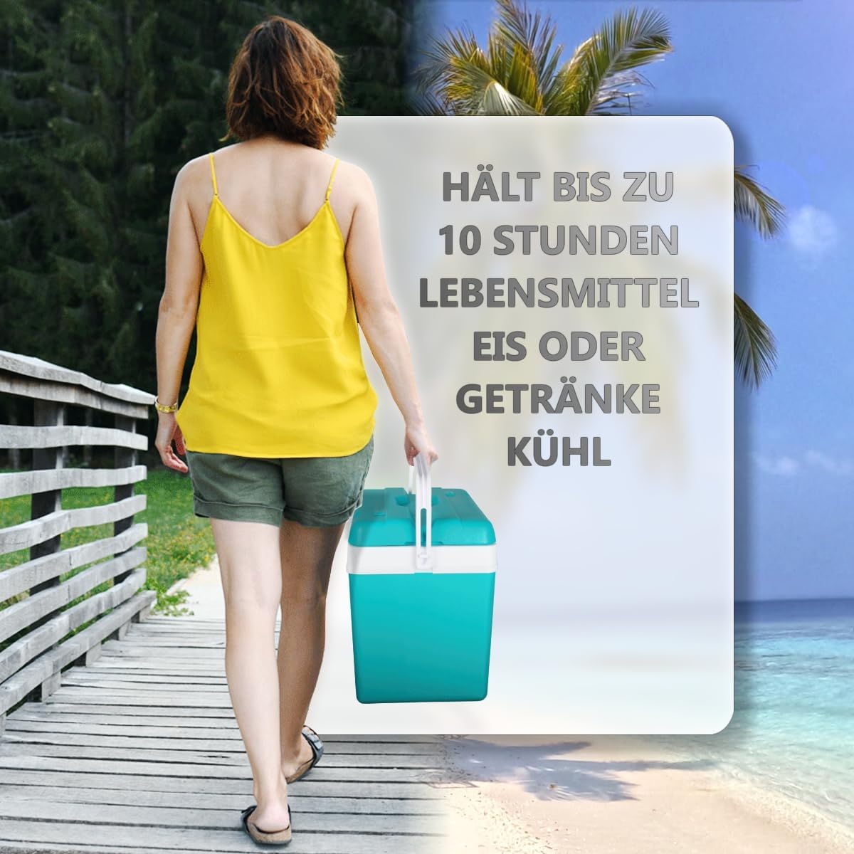 Kühlbox, Kühlbox 35L TÜRKIS