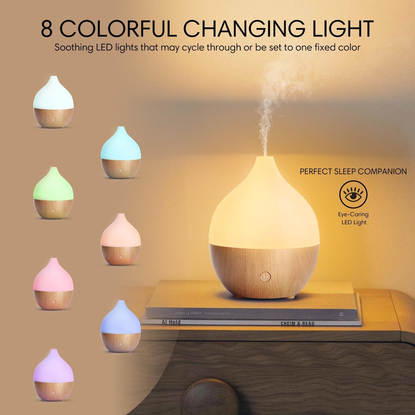 2er-Pack Aromatherapie Diffusor-Set mit Abschaltautomatik, 2er-pack