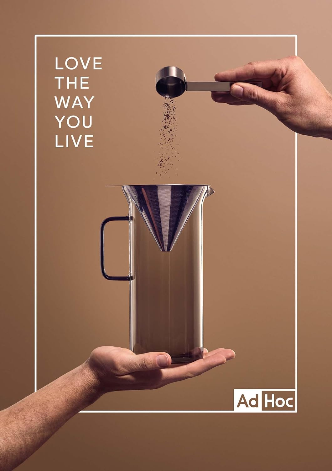 Pour Over Kaffeebereiter Impact, 1L Transparent