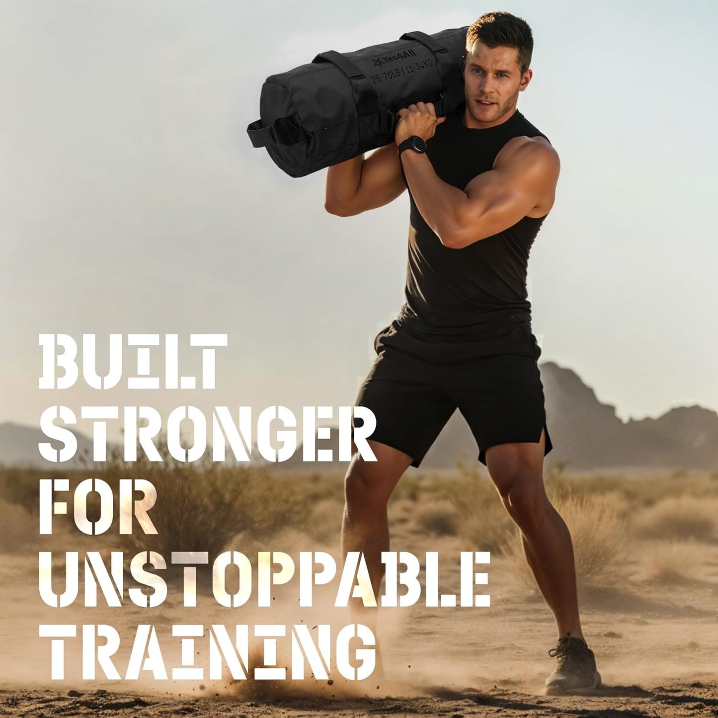 Verstellbare Sandsäcke für Krafttraining, F. Schwarz - (11kg - 34kg)