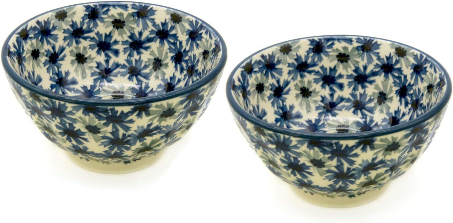 2-teiliges Reis-Schalen-Set mit Kornblumendekor, Dekor Kornblumen
